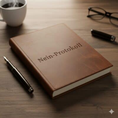 Notizbuch Nein-Protokoll