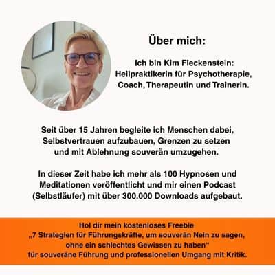 Kim Fleckenstein - Freebie "7Strategien für Führungskräfte, um souverän Nein zu sagen"
