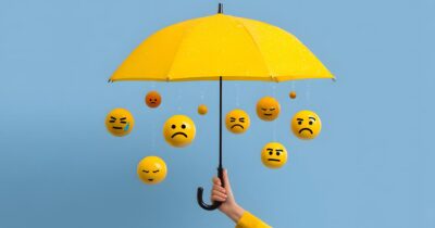Schutzschild als Symbol für emotionale Abgrenzung